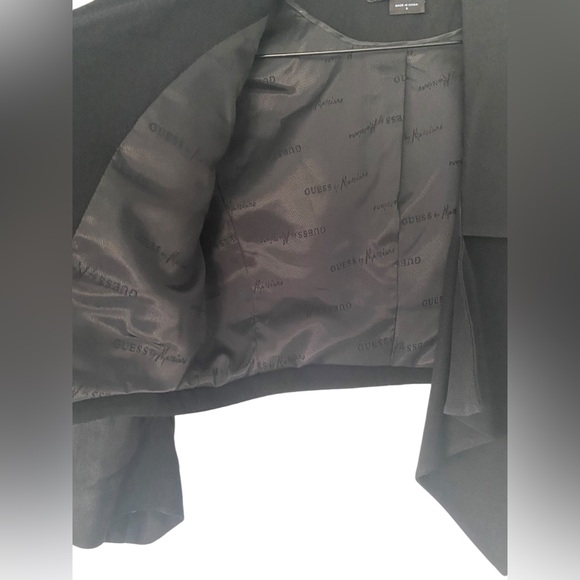 Marciano Black Cropped Blazer - Size S (6) - Picture 5 of 7